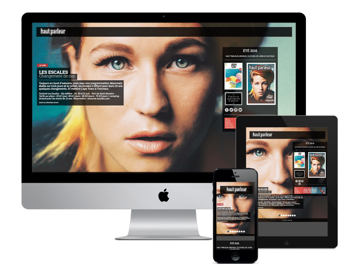 Site WordPress Haut parleur