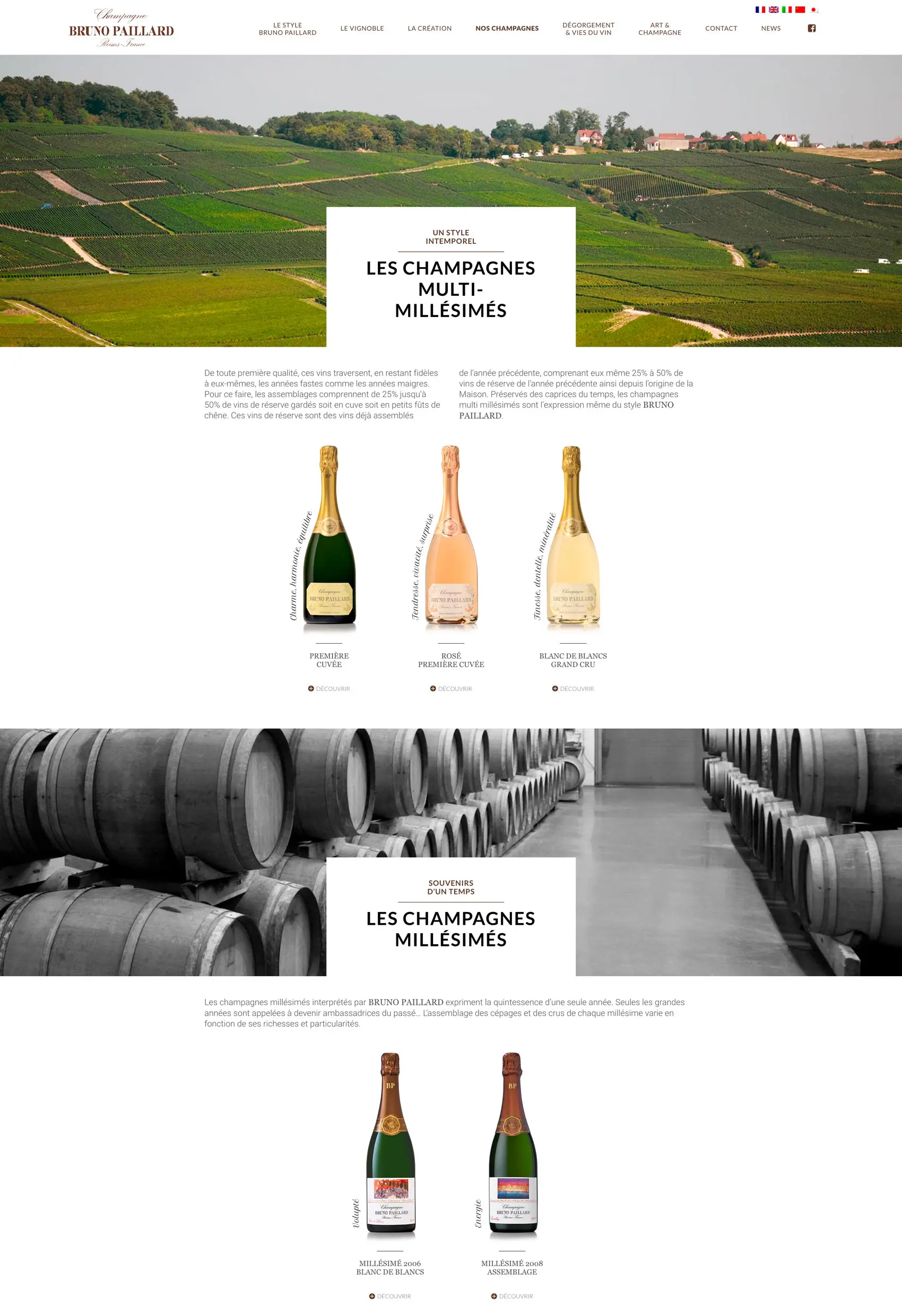 Site viticole - Freelance WordPress
